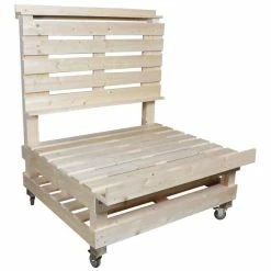 Budget ???? Présentoir Surbaissé Bois Clair + Fourreaux + Roulettes 120x116x138 Cm ⭐ -IZZIBOX Magasin presentoir surbaisse bois clair fourreaux roulettes 120x116x138 cm 04