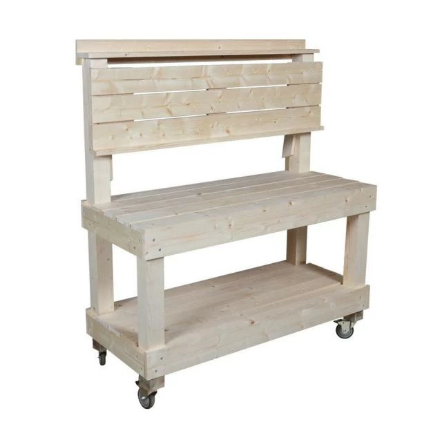 Coupon 🤩 Présentoir Trottoir Bois Clair + Fourreaux + Roulettes 120x50x126 Cm 🛒 3 Coupon 🤩 Présentoir Trottoir Bois Clair + Fourreaux + Roulettes 120x50x126 Cm 🛒 – Image 3