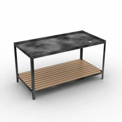 Les meilleures critiques de ???? Table Bac Démontable 2 Niveaux - Dim. 1500x750 Ht.800mm - Laqué Anthracite ????