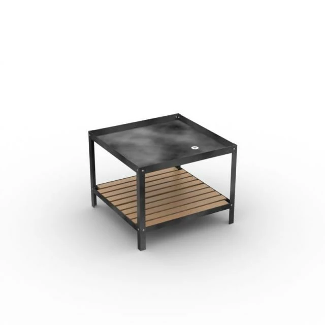 Le moins cher ⭐ Table Bac Démontable 2 Niveaux - Dim. 750x750 Ht.600mm - Laqué Anthracite ❤️ 1 Le moins cher ⭐ Table Bac Démontable 2 Niveaux - Dim. 750x750 Ht.600mm - Laqué Anthracite ❤️