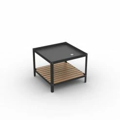 Les meilleures critiques de ???? Table Bac Démontable 2 Niveaux - Dim. 750x750 Ht.600mm - Laqué Noir ????