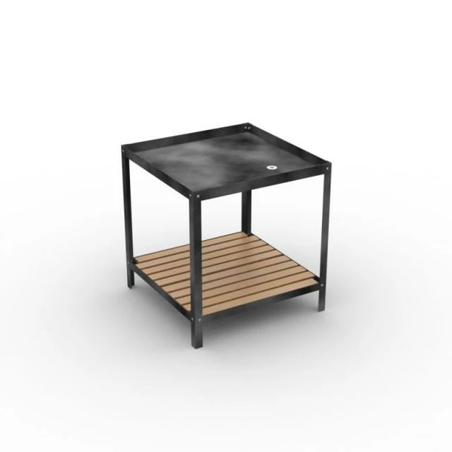 Le moins cher ???? Table Bac Démontable 2 Niveaux - Dim. 750x750 Ht.800mm - Laqué Anthracite ???? 1 Le moins cher ???? Table Bac Démontable 2 Niveaux - Dim. 750x750 Ht.800mm - Laqué Anthracite ????
