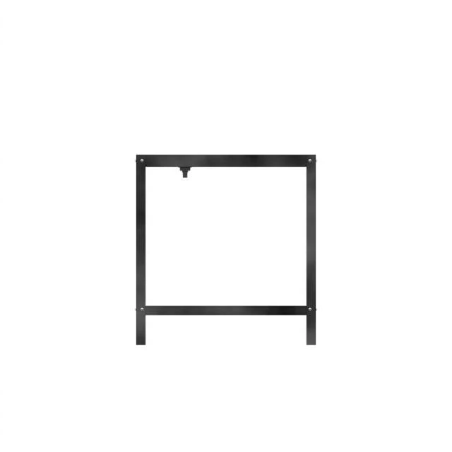 Le moins cher ???? Table Bac Démontable 2 Niveaux - Dim. 750x750 Ht.800mm - Laqué Anthracite ???? 3 Le moins cher ???? Table Bac Démontable 2 Niveaux - Dim. 750x750 Ht.800mm - Laqué Anthracite ???? – Image 3