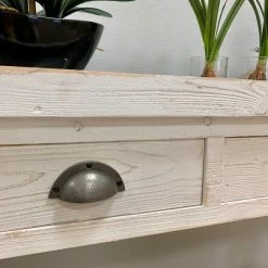 Promo ???? Table Console Fleuriste Blanc Avec Plateau Zinc 110x39x75 TRADIS ✨ 7 Promo ???? Table Console Fleuriste Blanc Avec Plateau Zinc 110x39x75 TRADIS ✨ -IZZIBOX Magasin table console fleuriste blanc avec plateau zinc 110x39x75 tradis 04