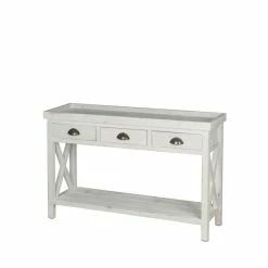 Alternative view of Les meilleures critiques de ???? Table Console Fleuriste, Bois Massif, 110x39x75 Cm ⭐