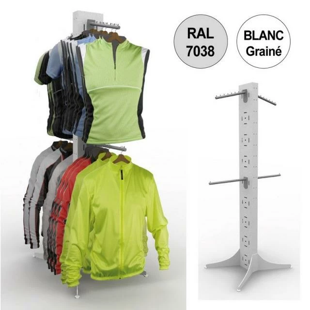 Acheter đ„ Totem VĂ©lo 1800 Mm - Totem Portants VĂȘtements - 4 Facings â Blanc + Gris â 1 Acheter đ„ Totem VĂ©lo 1800 Mm - Totem Portants VĂȘtements - 4 Facings â Blanc + Gris â